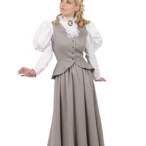 Edwardian Victorian Vest and Skirt