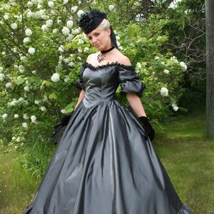 Priscilla Victorian Off-Shoulder Ball Gown