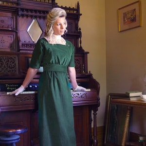 Edwardian Style Corduroy Dress