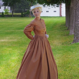 Romantic Era Early Victorian Cotton Dress