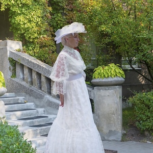 Marcellina Chantilly Lace Edwardian Dress