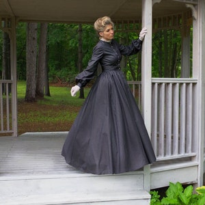 Penelope Victorian Dickens Style Cotton Dress