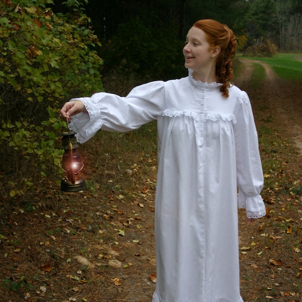 Victorian Flannel Nightgown