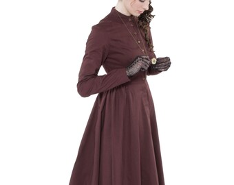 Prairie Pioneer Ruffled Dress