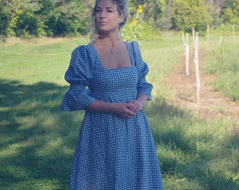 Leonora Regency Bridgerton Jane Austen Vintage Style Clothing Cottagecore Dress