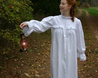 Victorian Flannel Nightgown