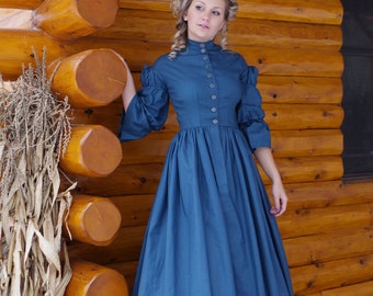 Civil War Styled Cotton Dress