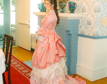 Perla Victorian Polonaise Bustle Dress