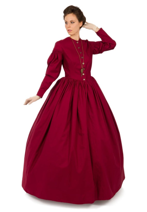 victorian cotton dress