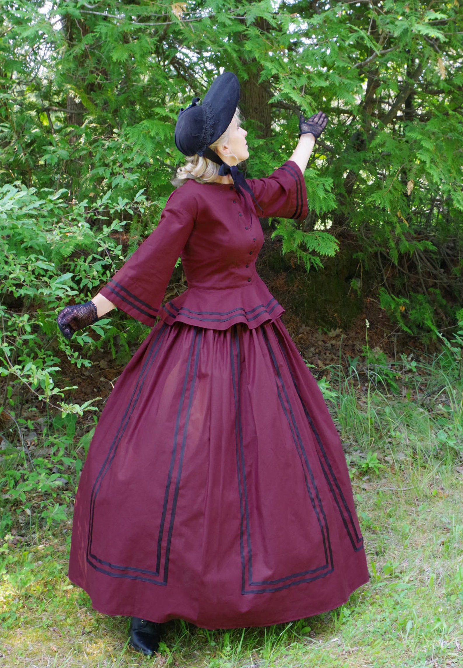 Mallory Victorian Civil War Dress - Etsy