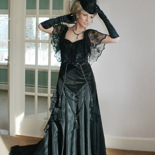 Fidelia Victorian Bustle Dress - Etsy