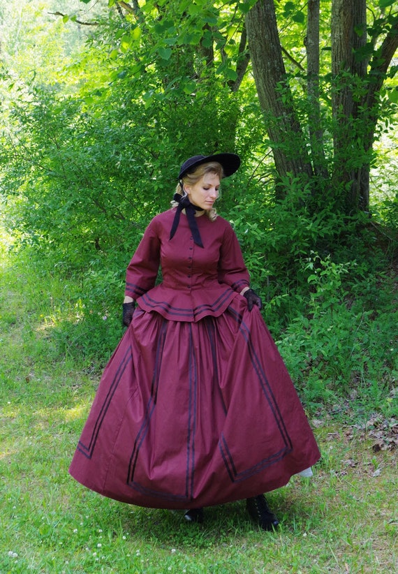 Mallory Victorian Civil War Dress - Etsy