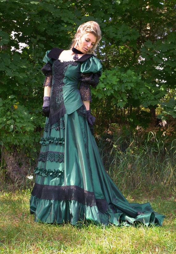 victorian bustle dress costume