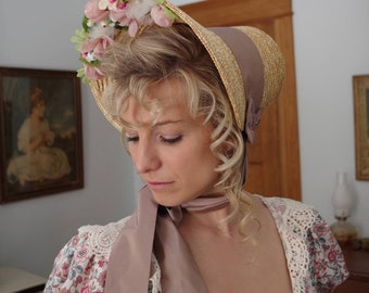 Leah Straw Bonnet