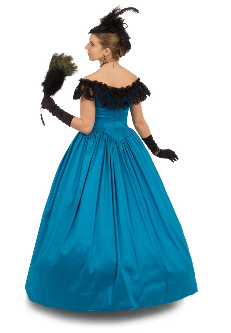 Bellamira Dupioni Victorian Ball Gown - Etsy