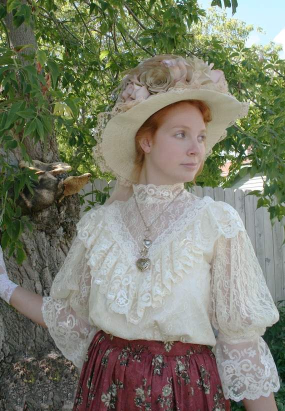 Avonlea Edwardian Blouse - Etsy