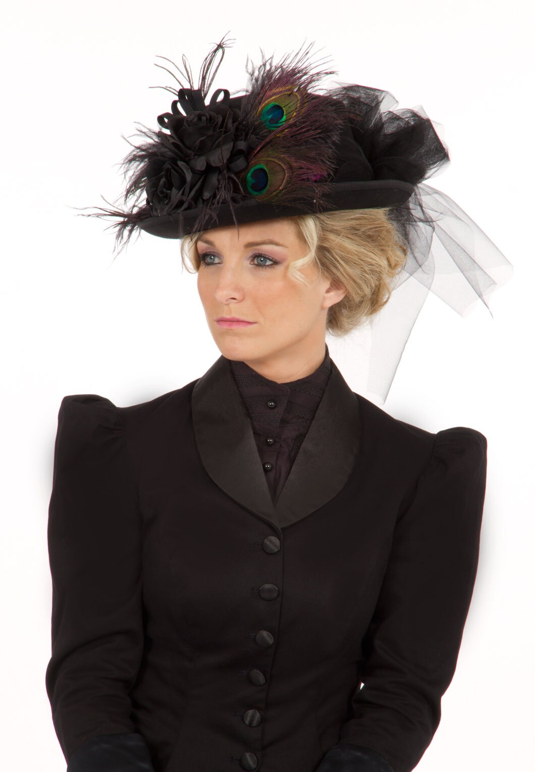 Black Riding Hat Etsy