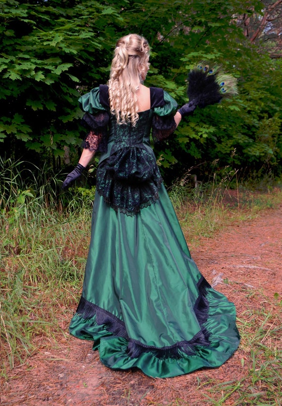 Victorian Bustle Dress Costume