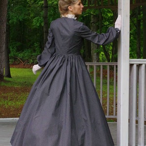 Penelope Victorian Dickens Style Cotton Dress - Etsy