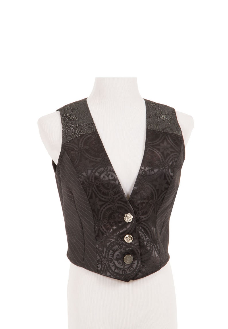 Victorian Patchwork Style Vest image 2