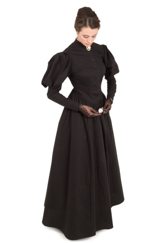 victorian mourning dress