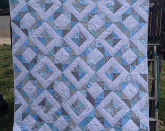 ダイヤモンドパターン パッチワークキルト ダイヤモンドキルトパターン：カスタマイズ可能 - Etsy 日本