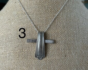 The Vintage Silverware Cross Necklace