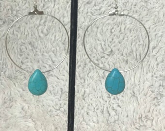 The Turquoise Drop Earrings