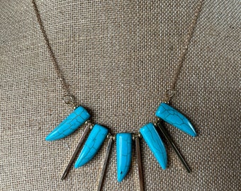 The Turquoise Dagger Necklace