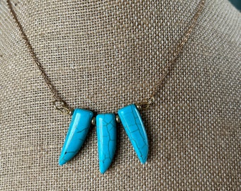 The Little Turquoise Dagger Necklace