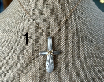 The Vintage Silverware Cross Necklace