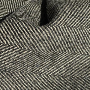 Granite. Custom Roman Blind, Hand Woven in Scotland, Hand Sewn in Scotland, other Tweed & Weave options available in our shop.
