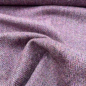 special edition, limited availability. Purple Herringbone, Custom Roman Blind, Woven in Scotland, Hand Sewn in Scotland,.