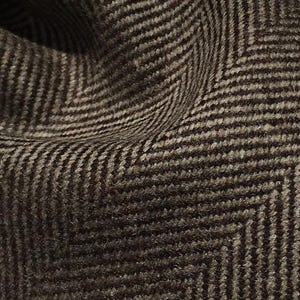 Roman blind dark brown black out lining available for blinds made to measure water fall or stacked roman blind hand made in Scotland