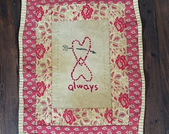 Rug Hooking Pattern, Primitive Hooked Rug pattern, Hand hooked rug patterns by Terri Leamer of Winter Cottage Studio