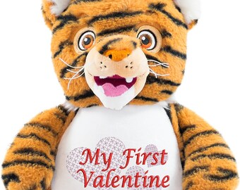 Tigre de peluche personalizado