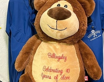 Osito de peluche grande personalizado