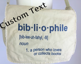 Bolsa de mensajería de texto personalizada