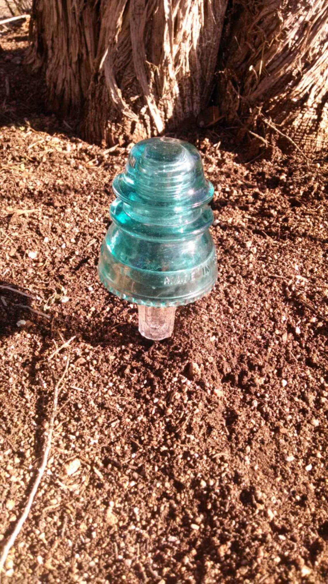 Glass insulator solar lights Great for walk ways and Etsy