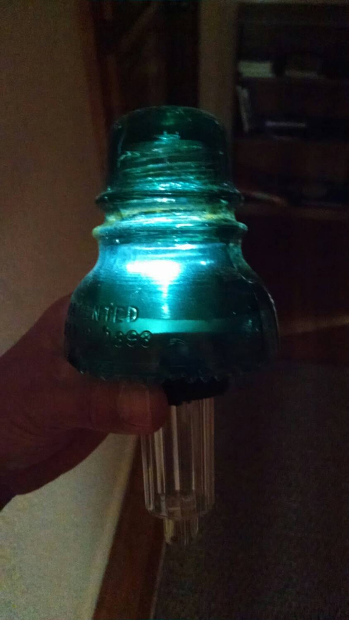 Glass insulator solar lights Great for walk ways and Etsy