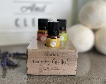 Laundry Essentials | Eco friendly products | Laundry room oil holder | oil holder for wool dryer balls | Essential Oils Holder | Go Green