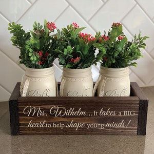 End of Year Teacher Gift Teacher Appreciation Principal Gift Principal Appreciation Gifts for Teachers Teacher Flower Pot image 1