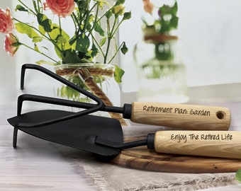 Engraved Garden Tool Set | Personalized Trowel and Cultivator