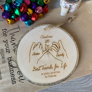 Pinky Promise Gift | Friends Ornament | Best Friends Gifts | Best Friends Ornament | Friendship Ornament | Friendship Gift | Gift for Friend