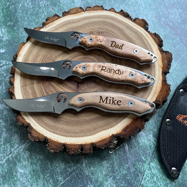 The Best Stocking Stuffers for Men | The Best Stocking Stuffers for Him | Christmas Gift for Men | Fixed Blade Knife Personalized | Gift Men