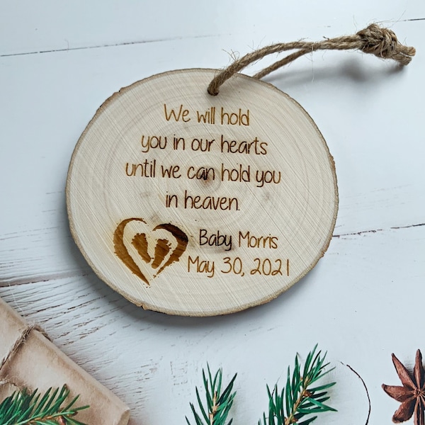 Infant Loss, Baby Loss Ornament, Personalized Infant Loss Keepsake
