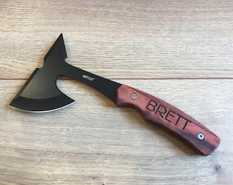 AXE,HATCHET, GIFT,PERSONALIZED THROWING TOMAHAWK