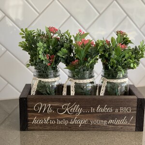 End of Year Teacher Gift Teacher Appreciation Principal Gift Principal Appreciation Gifts for Teachers Teacher Flower Pot image 5