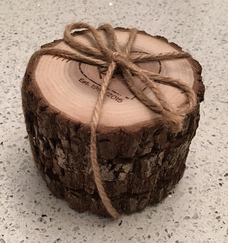Wedding Favors Personalized Wood Coasters Log Coasters Etsy
