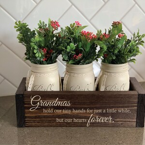 Flower Box, Best Grandma Gifts | Mothers Day Grandma | Gifts for Women | Gift for Mom | Gift for Grandma | Gift for Her | Gift for Nana